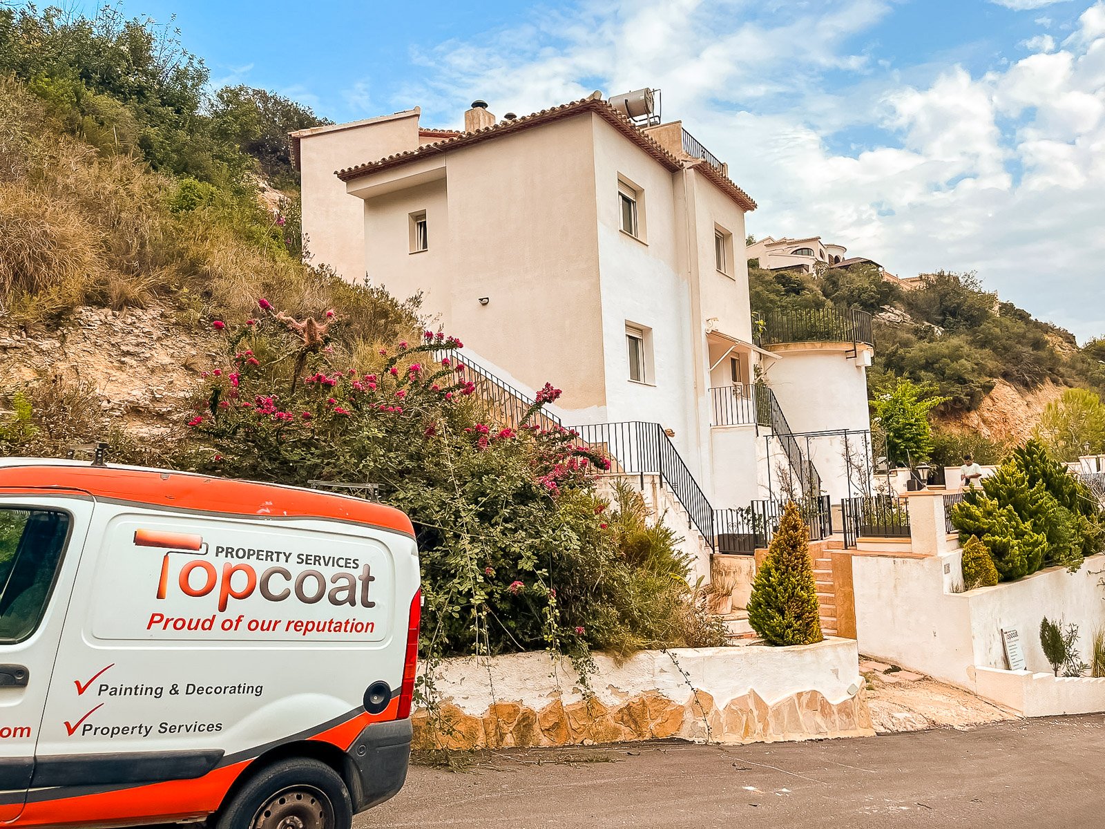 TopCoat project 3 — painting and construction in Moraira